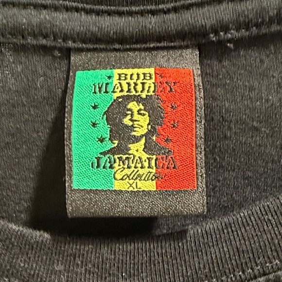 Black Bob Marley Jamaica Collection Graphic T-Shirt Band Tee Men’s XL - Picture 2 of 3
